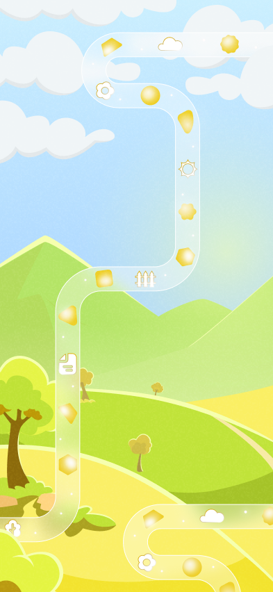 Kingdom of Light - A beautiful landscape representing Joy, Gratitude, Love, Hope, Peace